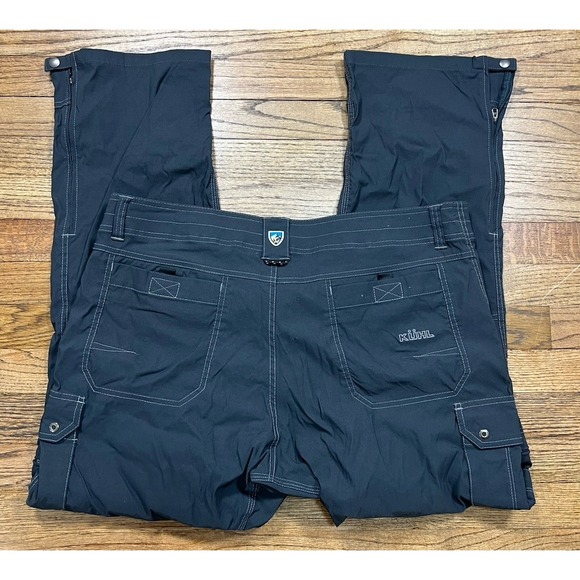 Kuhl Renegade Convertible Pants Mens 38x30 Gray Stealth Hiking Outdoor Zip Off - Picture 6 of 6